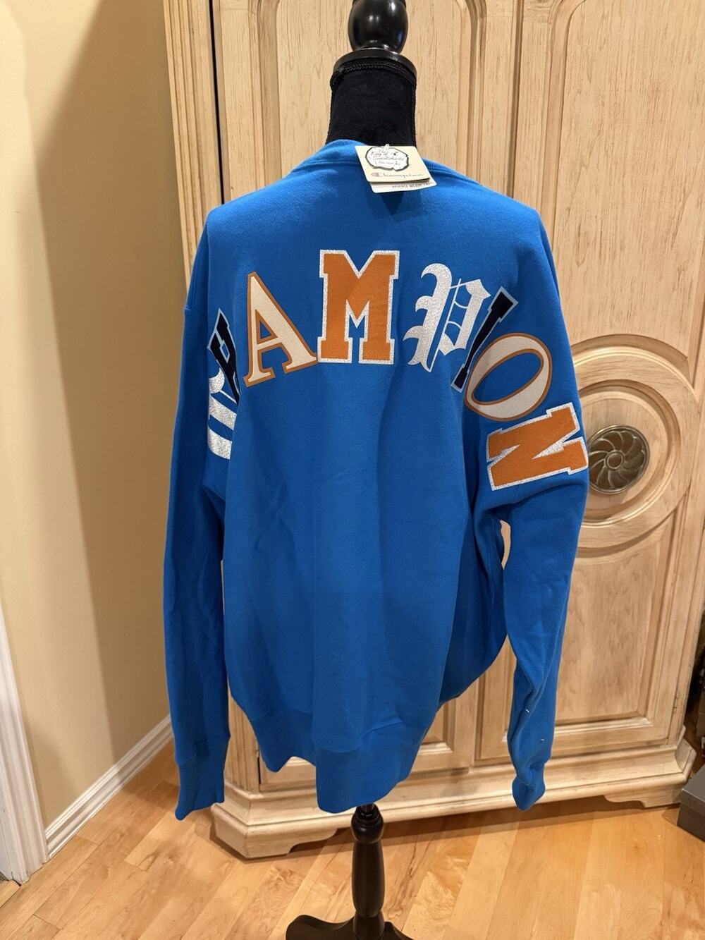 Champion Reverse Weave Old English Letters Crewneck Sweatshirt Men’s Size XXL NW
